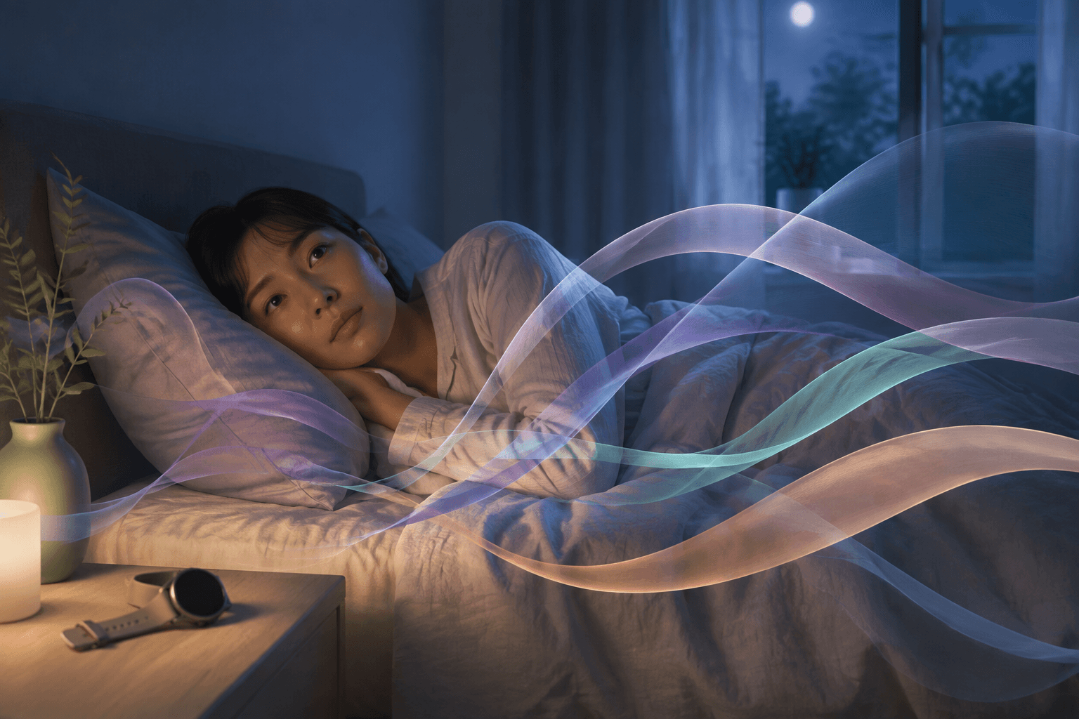 不安で眠れない夜に、睡眠スコアをどう見ればよい？